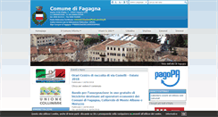 Desktop Screenshot of comune.fagagna.ud.it